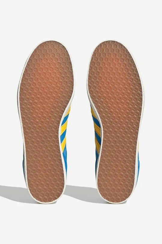 μπλε Δερμάτινα αθλητικά παπούτσια adidas Originals Gazelle