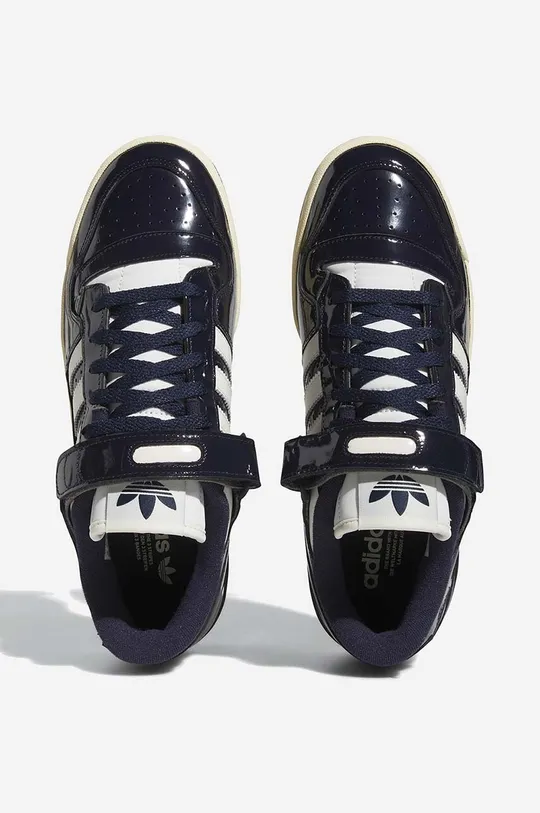 adidas Originals δερμάτινα αθλητικά παπούτσια Forum 84 Low μαύρο