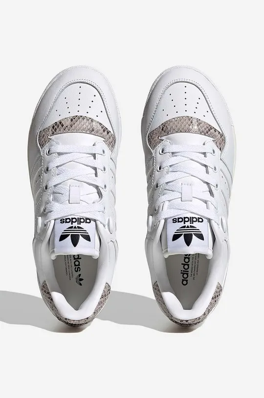 Kožené sneakers boty adidas Originals Rivalry Low 86 W HQ7019 bílá