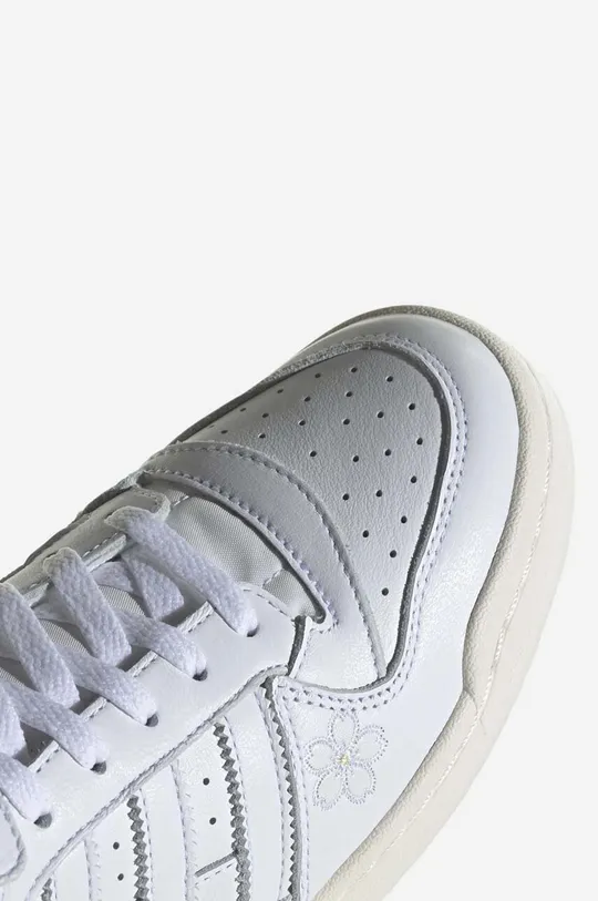 biały adidas Originals sneakersy skórzane Forum Mid Hanami