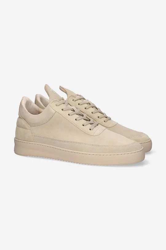 Filling Pieces leather sneakers Low Top Suede beige