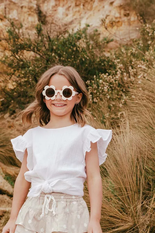 beżowy Elle Porte okulary przeciwsłoneczne dziecięce Bellis Dziewczęcy