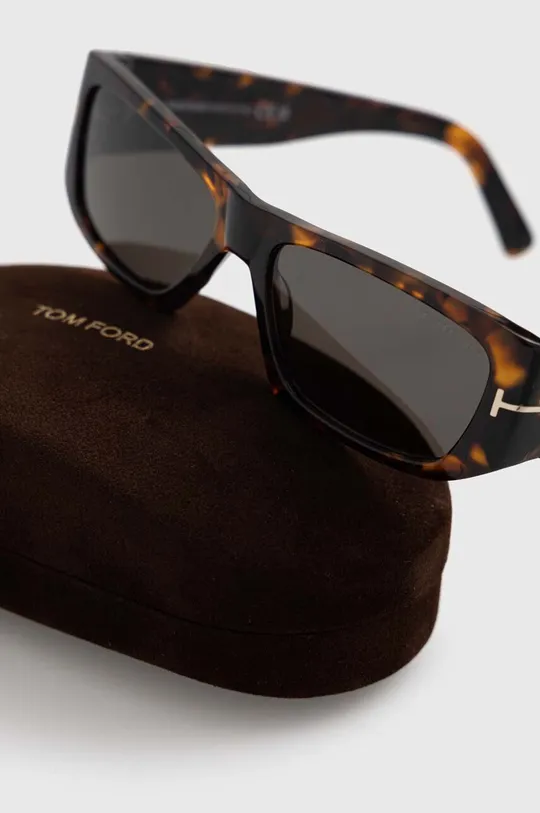 brązowy Tom Ford okulary przeciwsłoneczne