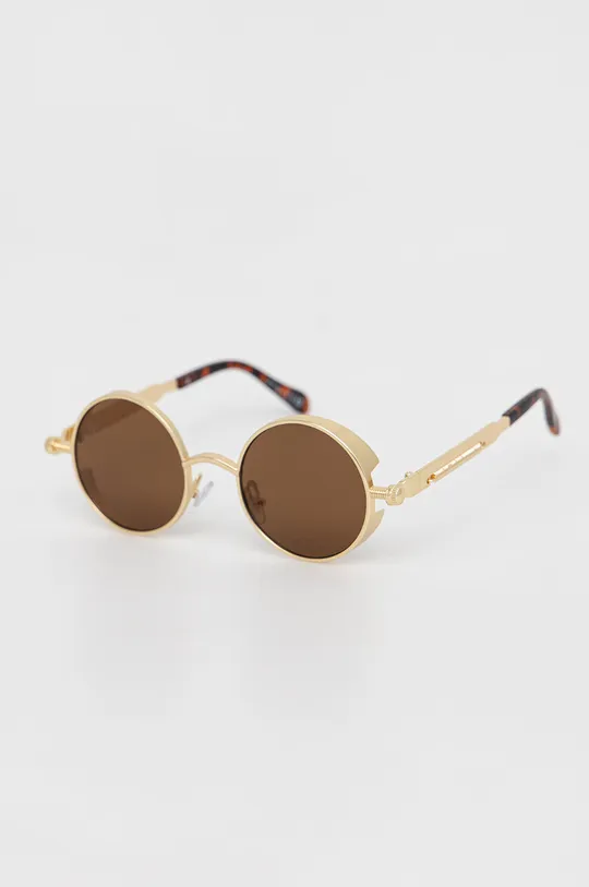 złoty Jeepers Peepers okulary przeciwsłoneczne Unisex
