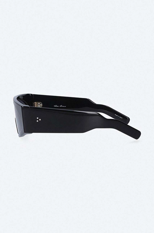 czarny Rick Owens okulary przeciwsłoneczne