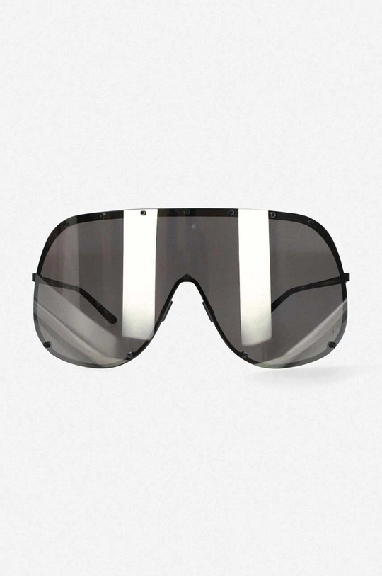 czarny Rick Owens okulary przeciwsłoneczne Unisex