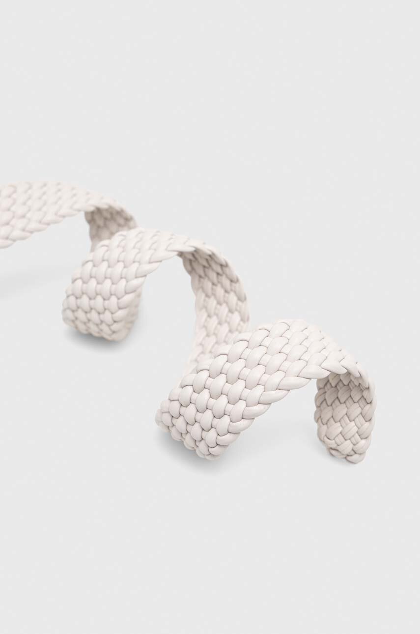 Sisley pasek damski kolor biały | Answear.com