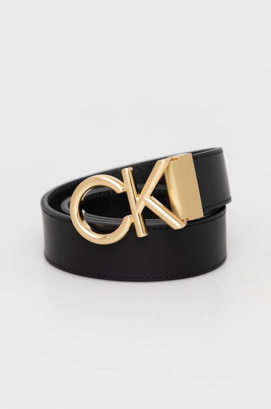 crna Kožni remen Calvin Klein Muški