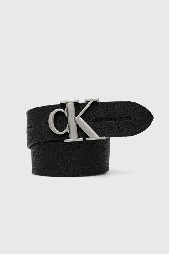 чёрный Двусторонний ремень Calvin Klein Jeans Мужской