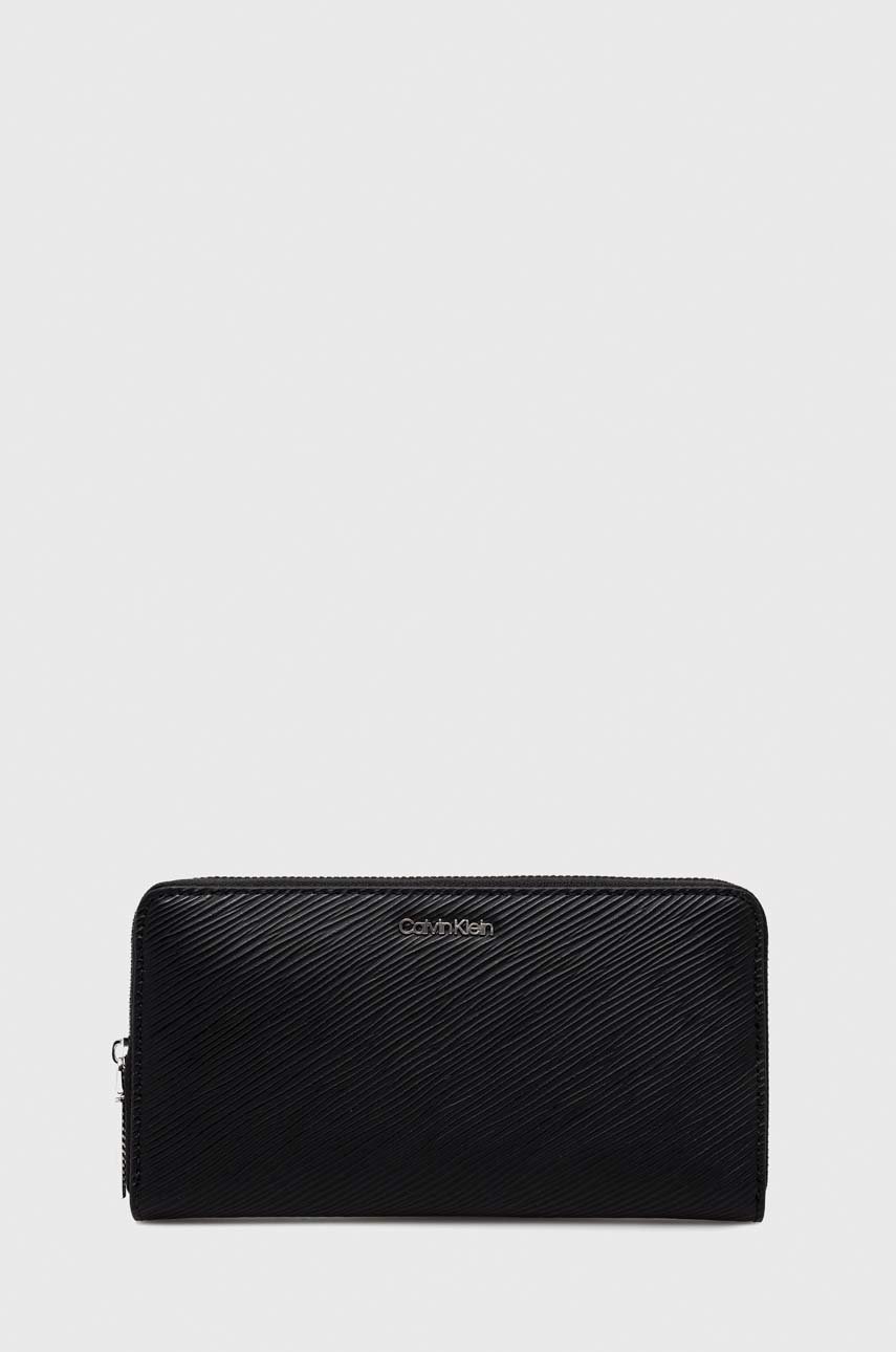 negru Calvin Klein portofel De femei