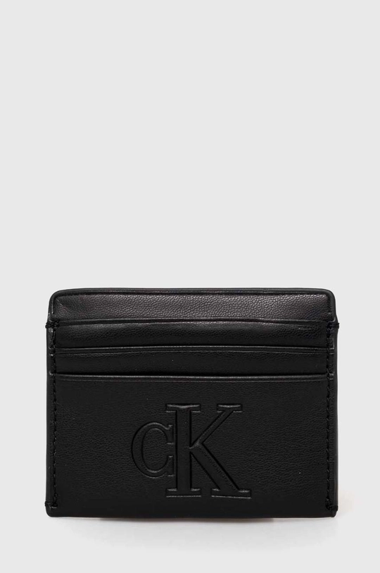 czarny Calvin Klein Jeans etui na karty Damski