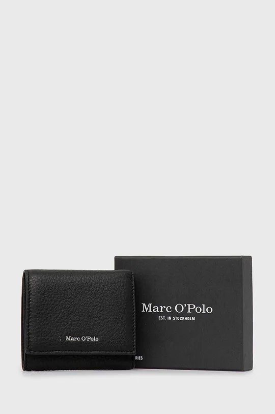 czarny Marc O'Polo portfel skórzany