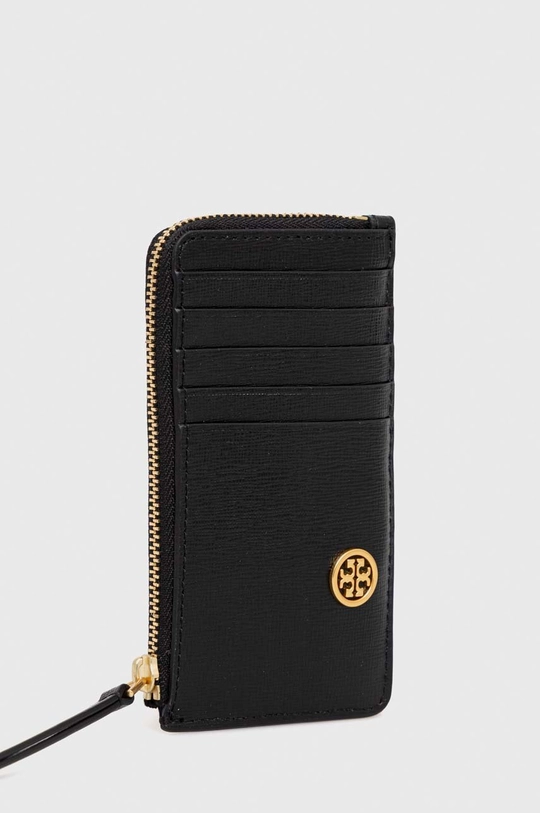 Δερμάτινο πορτοφόλι Tory Burch μαύρο