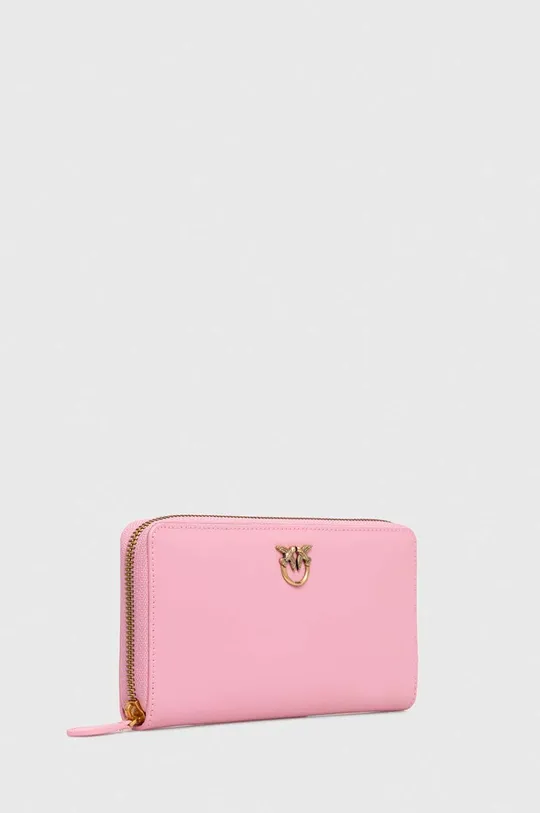Кожаный кошелек Pinko розовый
