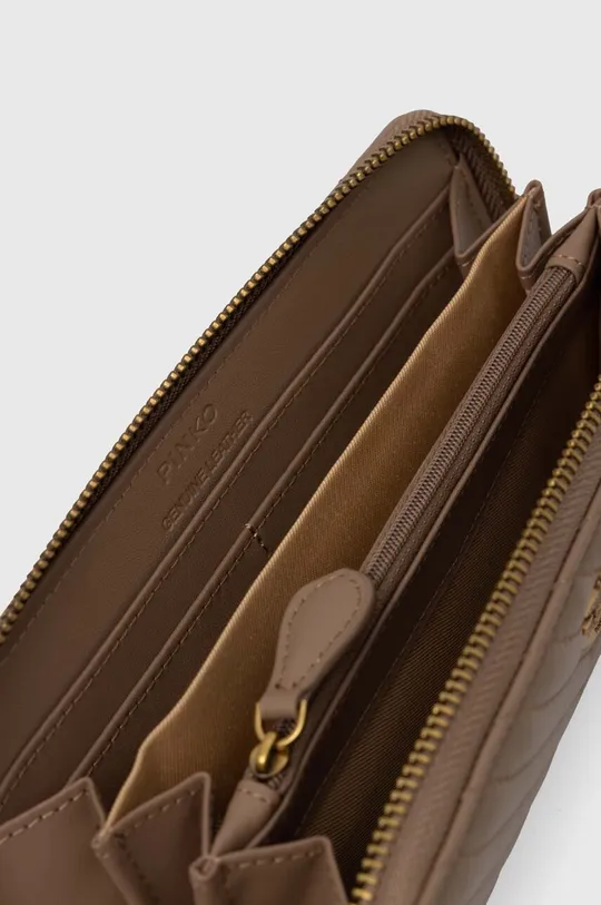 коричневий Шкіряний гаманець Pinko