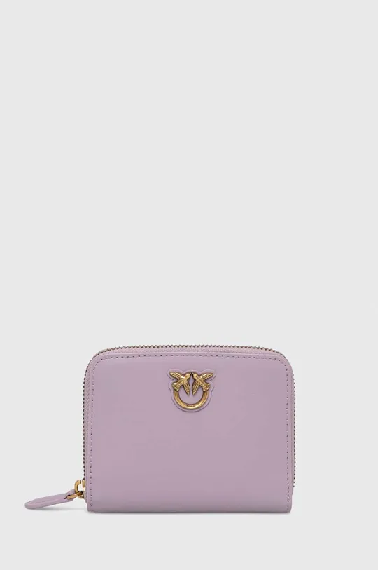 fialová Kožená peňaženka Pinko Dámsky