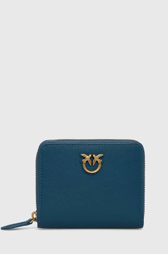 modrá Kožená peňaženka Pinko Dámsky