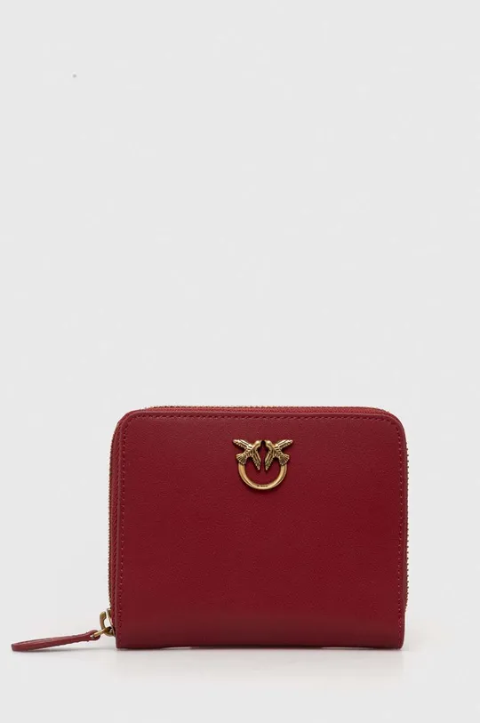 burgundské Kožená peňaženka Pinko Dámsky