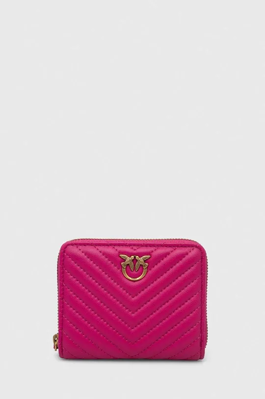 roza Usnjena denarnica Pinko Ženski