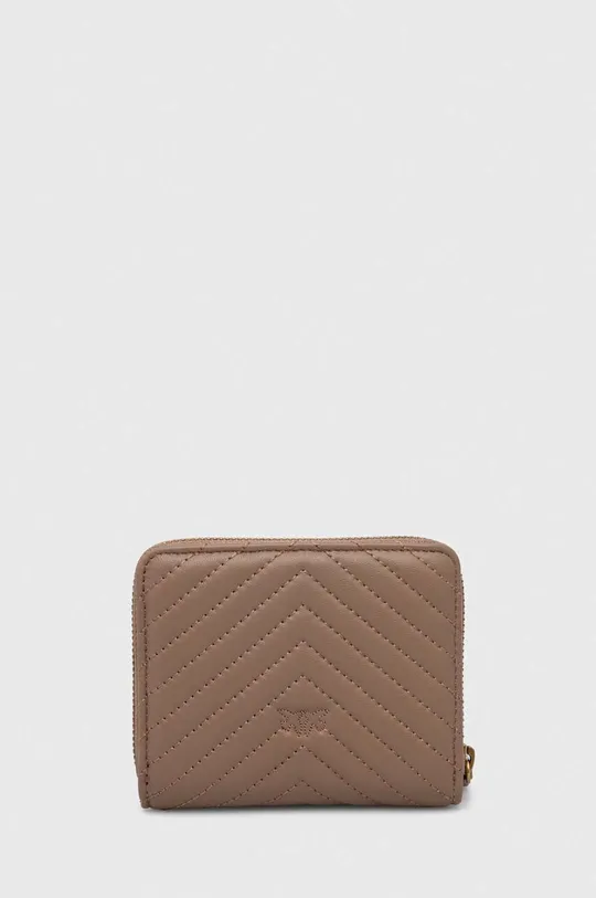 Шкіряний гаманець Pinko коричневий