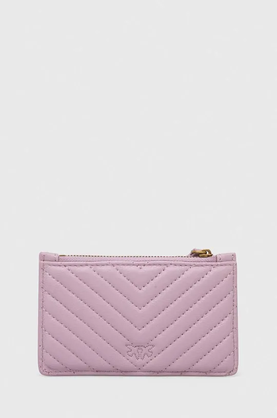 Usnjena denarnica Pinko roza