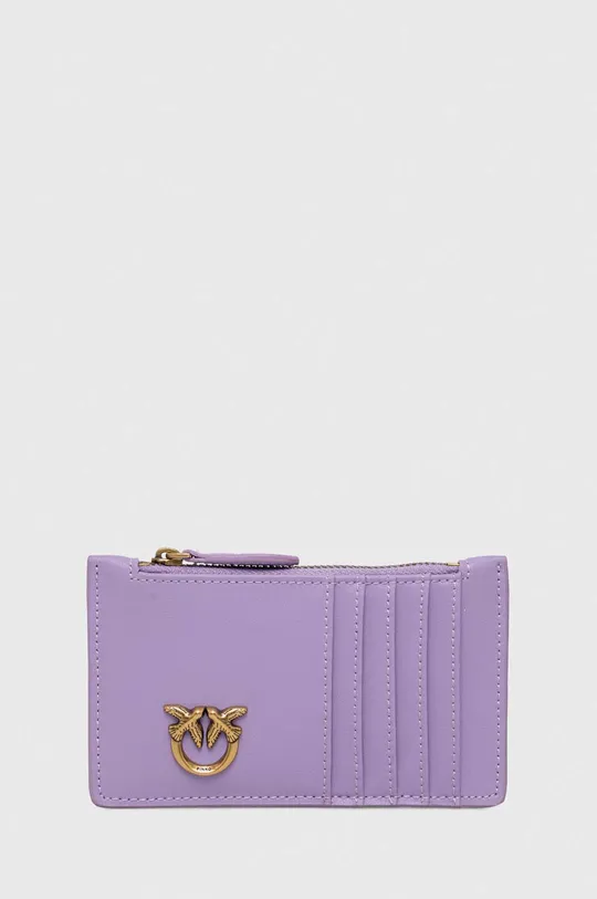 vijolična Usnjena denarnica Pinko Ženski