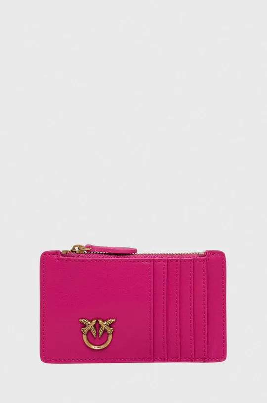 рожевий Шкіряний гаманець Pinko Жіночий