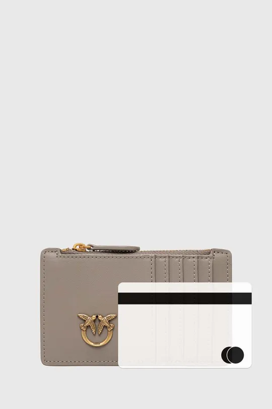 sivá Kožená peňaženka Pinko