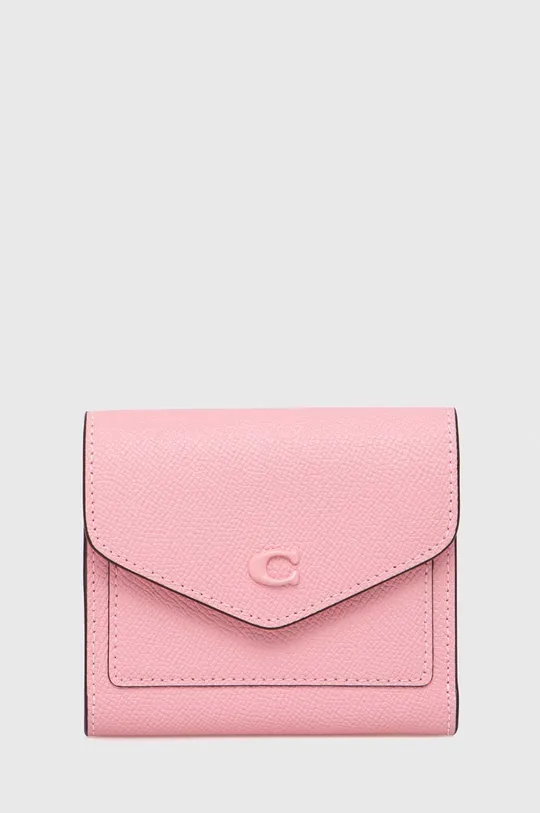 рожевий Шкіряний гаманець Coach Жіночий