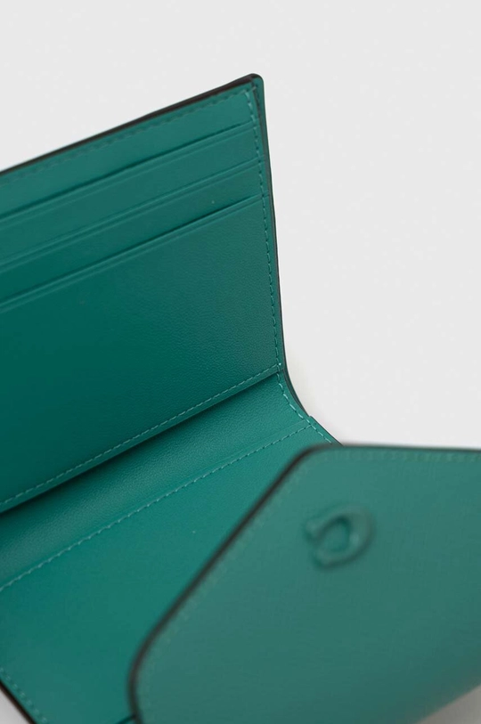 zielony Coach portfel skórzany Wyn Small Wallet