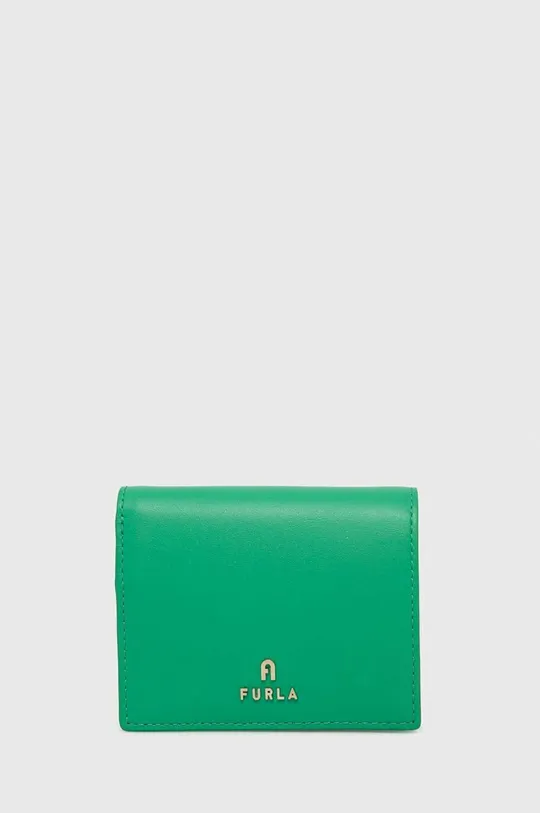 πράσινο Δερμάτινο πορτοφόλι Furla Γυναικεία
