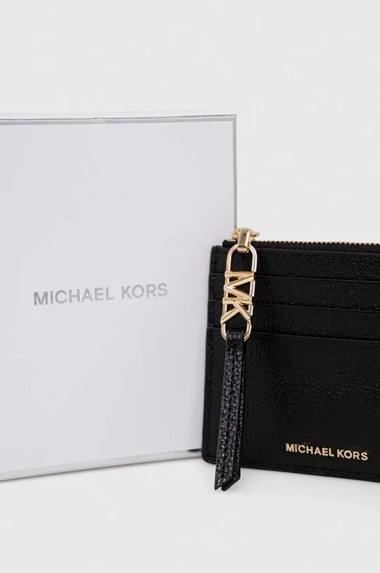 czarny MICHAEL Michael Kors portfel skórzany