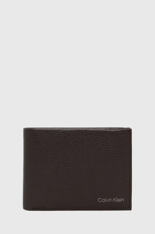 marrone Calvin Klein portafoglio in pelle Uomo