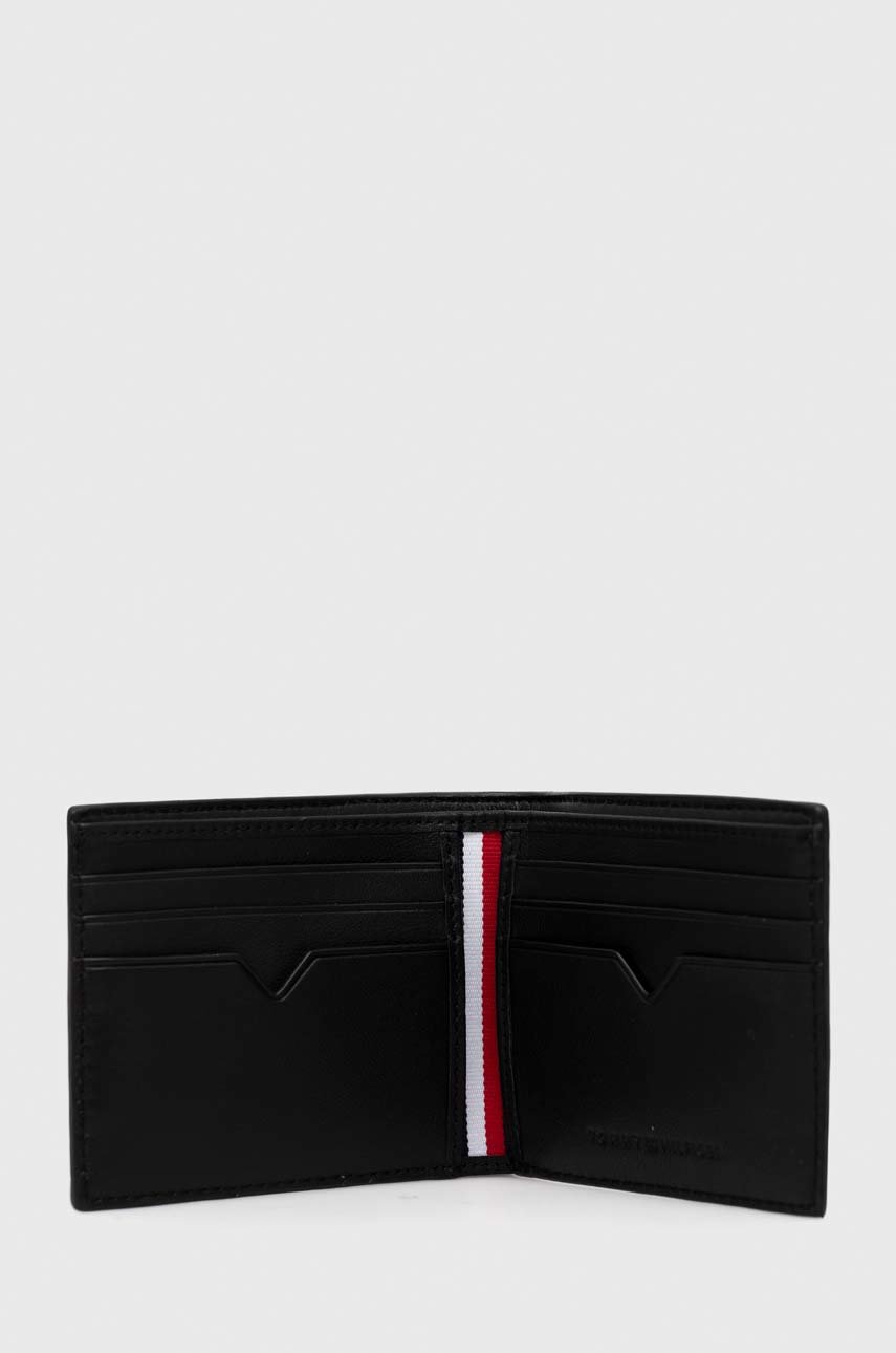 Кожаный кошелек Tommy Hilfiger мужской цвет чёрный | ANSWEAR.ua
