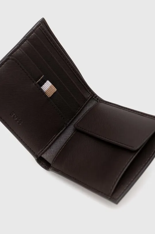 Кожаный кошелек BOSS  Подкладка: 100% Полиэстер Материал 1: 100% Натуральная кожа Материал 2: 100% Вторичный полиамид