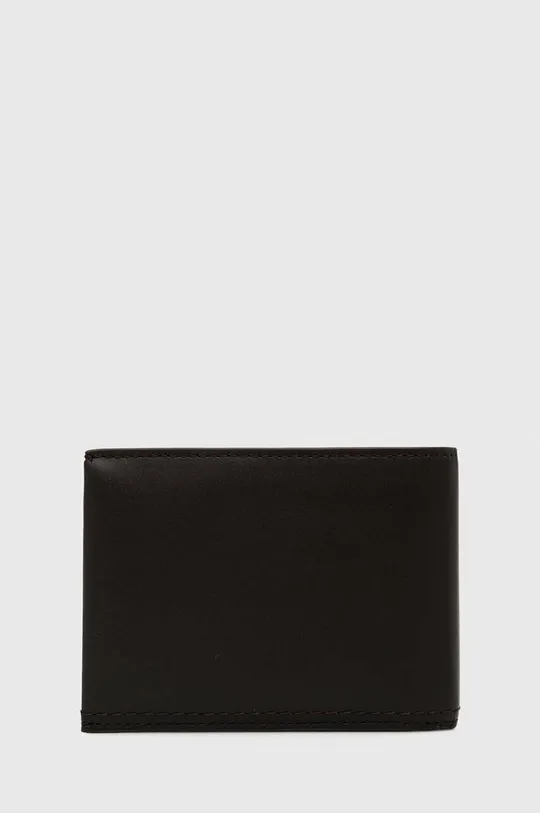 Шкіряний гаманець Calvin Klein коричневий