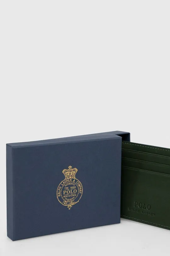 πράσινο Δερμάτινη θήκη για κάρτες Polo Ralph Lauren