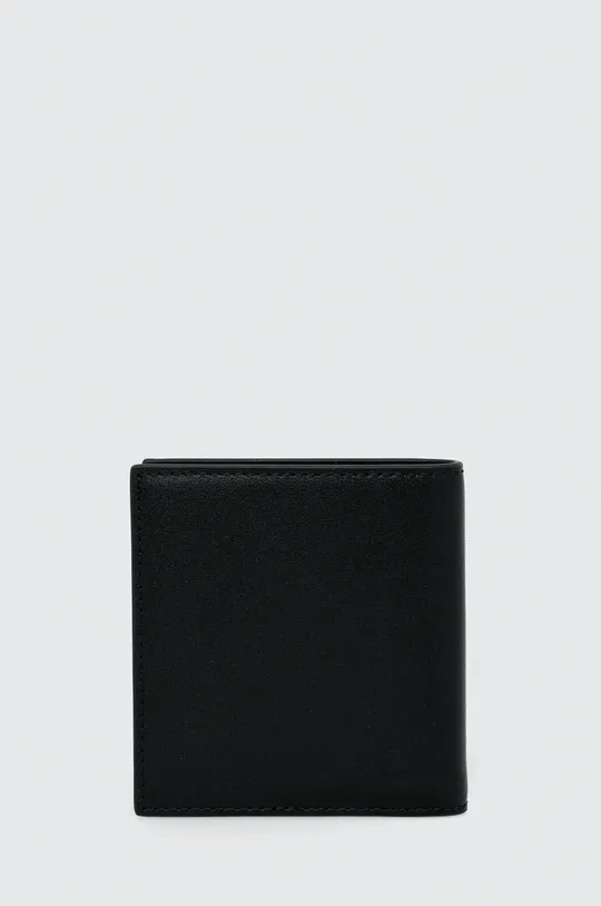 Kožená peňaženka Trussardi čierna