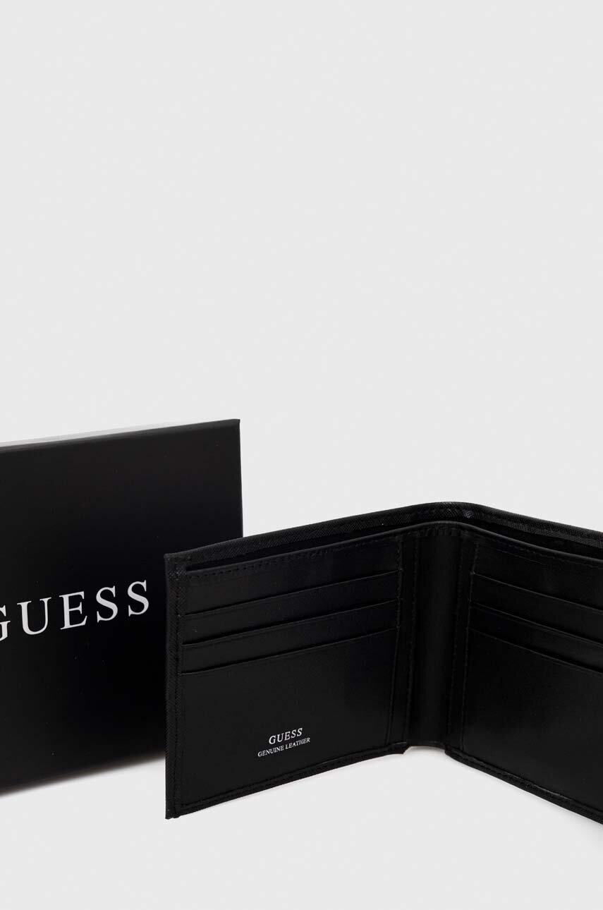 Guess portfel męski kolor czarny | Answear.com