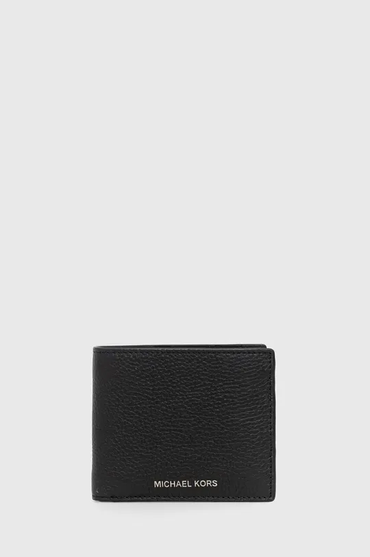čierna Kožená peňaženka Michael Kors Pánsky