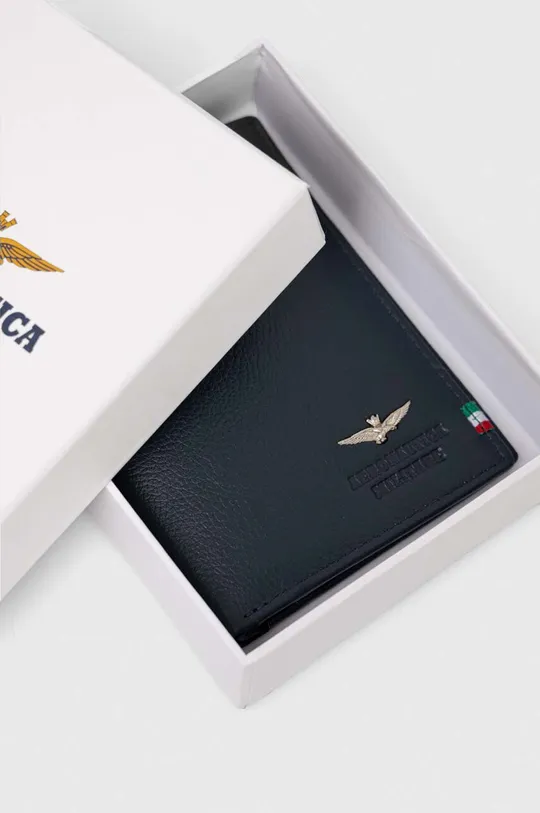 Шкіряний гаманець Aeronautica Militare