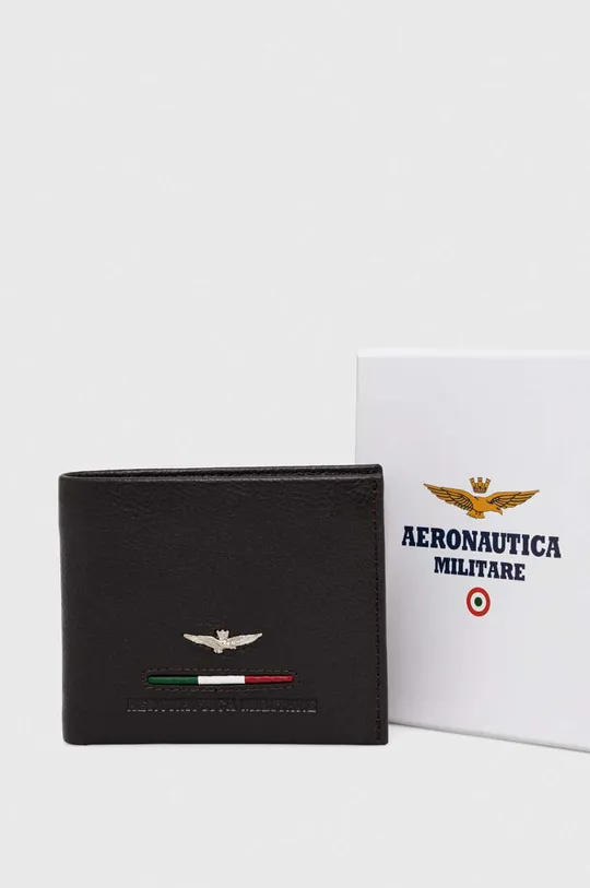 Шкіряний гаманець Aeronautica Militare Чоловічий