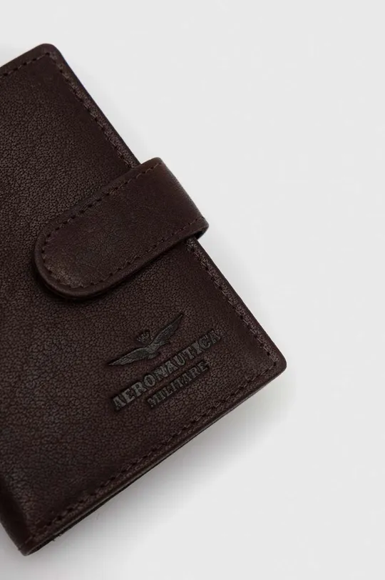Kožená peňaženka Aeronautica Militare  Základná látka: Prírodná koža Podšívka: Polyester