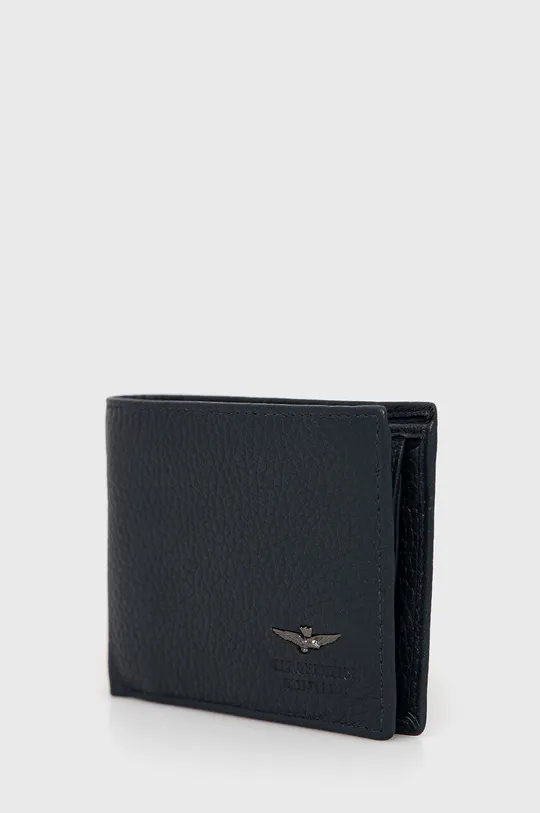 Usnjena denarnica Aeronautica Militare mornarsko modra
