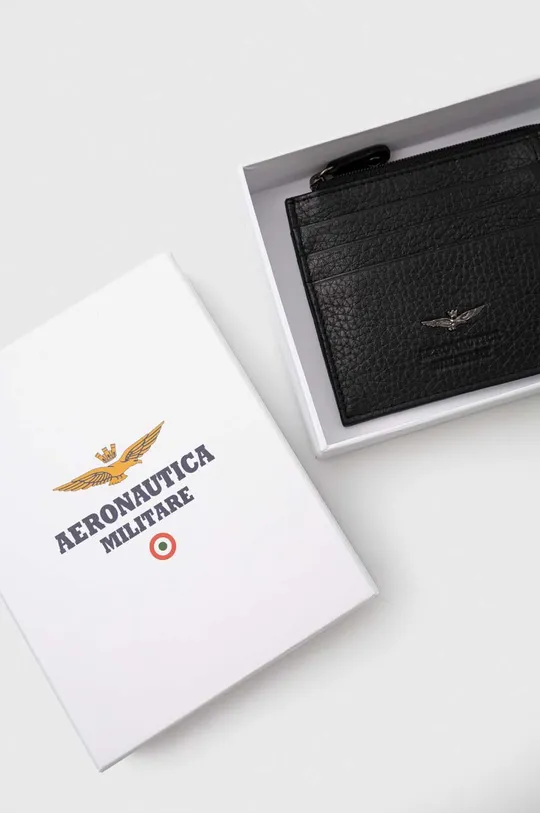Kožená peňaženka Aeronautica Militare  Základná látka: 100 % Prírodná koža Podšívka: 100 % Polyester