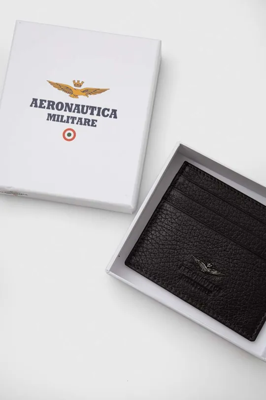 Aeronautica Militare bőr kártya tok  természetes bőr