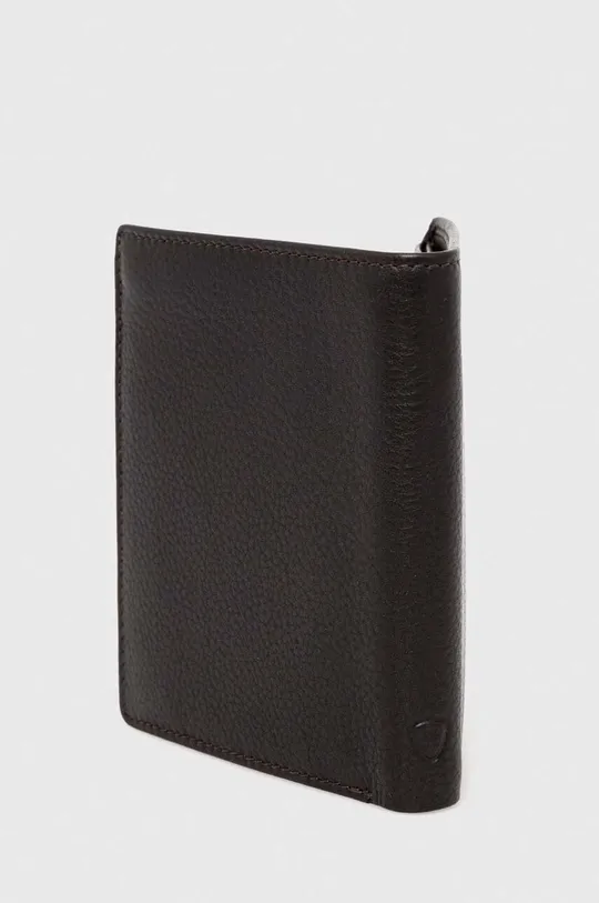 Шкіряний гаманець Strellson коричневий