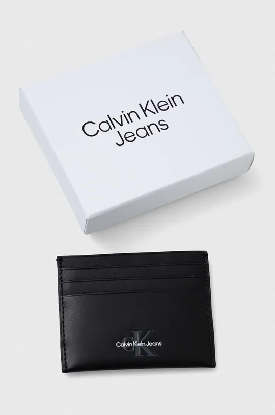 Θήκη για κάρτες Calvin Klein Jeans  Φυσικό δέρμα