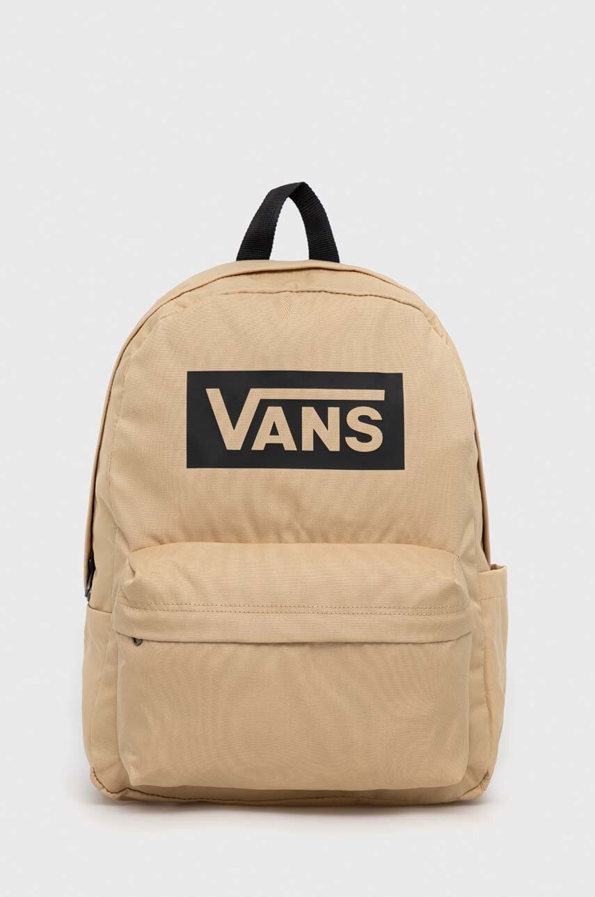 Ruksak Vans pánsky, béžová farba, veľký, vzorovaný ANSWEAR.sk Ruksak Vans pánsky, béžová farba, veľký, vzorovaný ANSWEAR.sk
