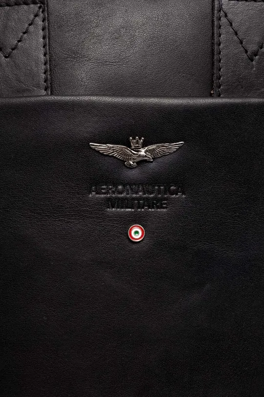 Kožni ruksak Aeronautica Militare  Temeljni materijal: 100% Prirodna koža Postava: 100% Poliester